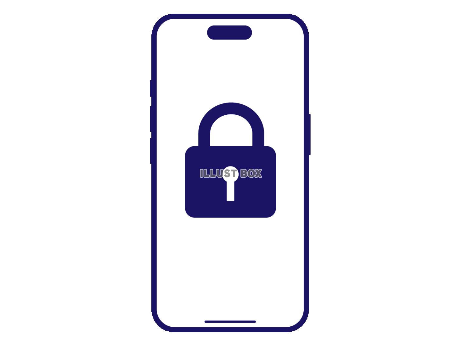 スマホのセキュリティーのマーク