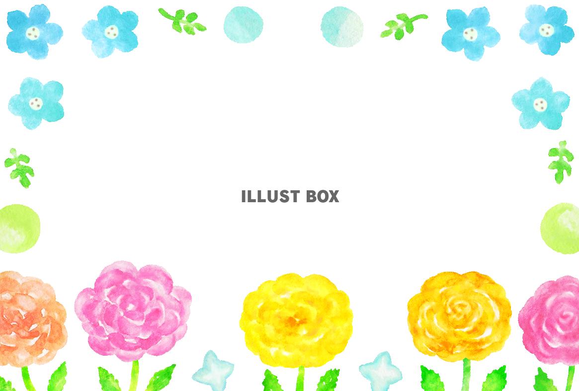 春のお花のグリーティングカード