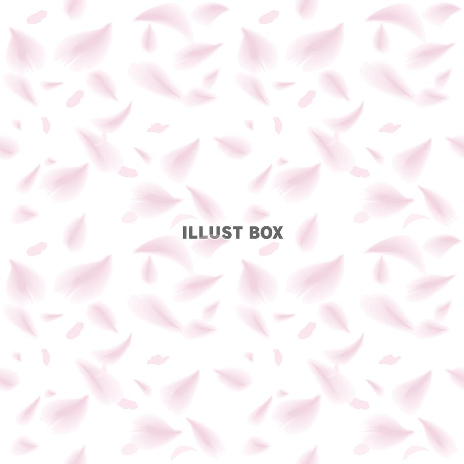 シームレス桜吹雪パターン（透過PNG）EPSはCS2版★花び...