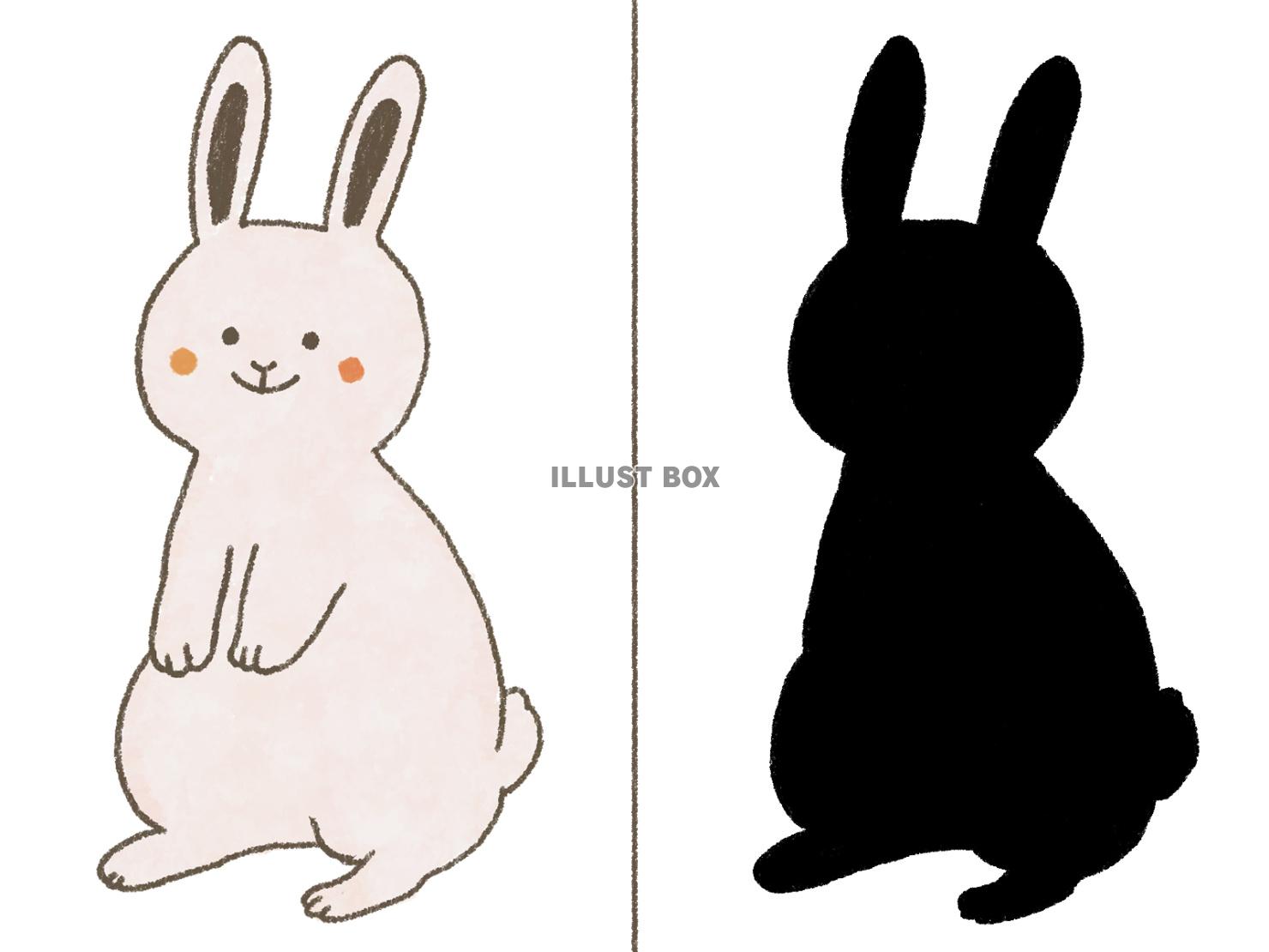 シルエットクイズ〜うさぎ〜（jpg）