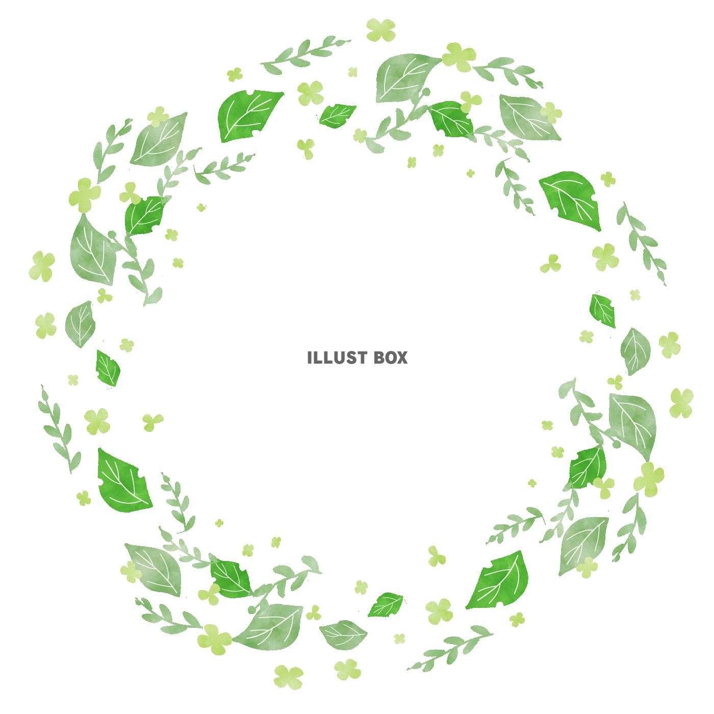 新緑フレーム（円形）