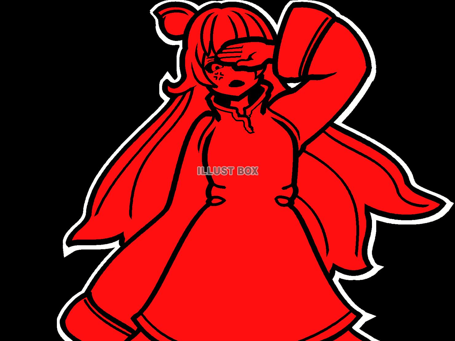 赤色の憤怒する魔王少女