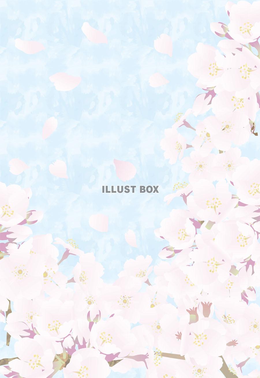 桜空（ZIPにCS2版EPS＋５倍拡大可能高解像度画像）