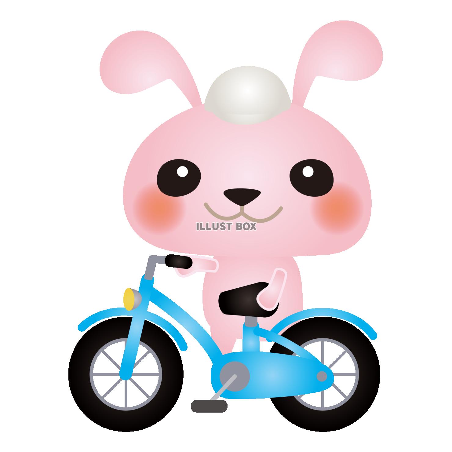 うさぎ自転車