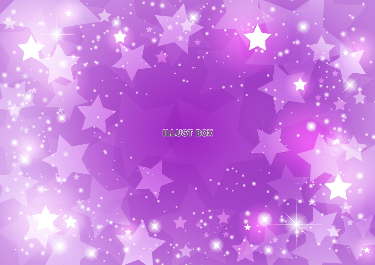 ポップな星背景、宇宙、紫