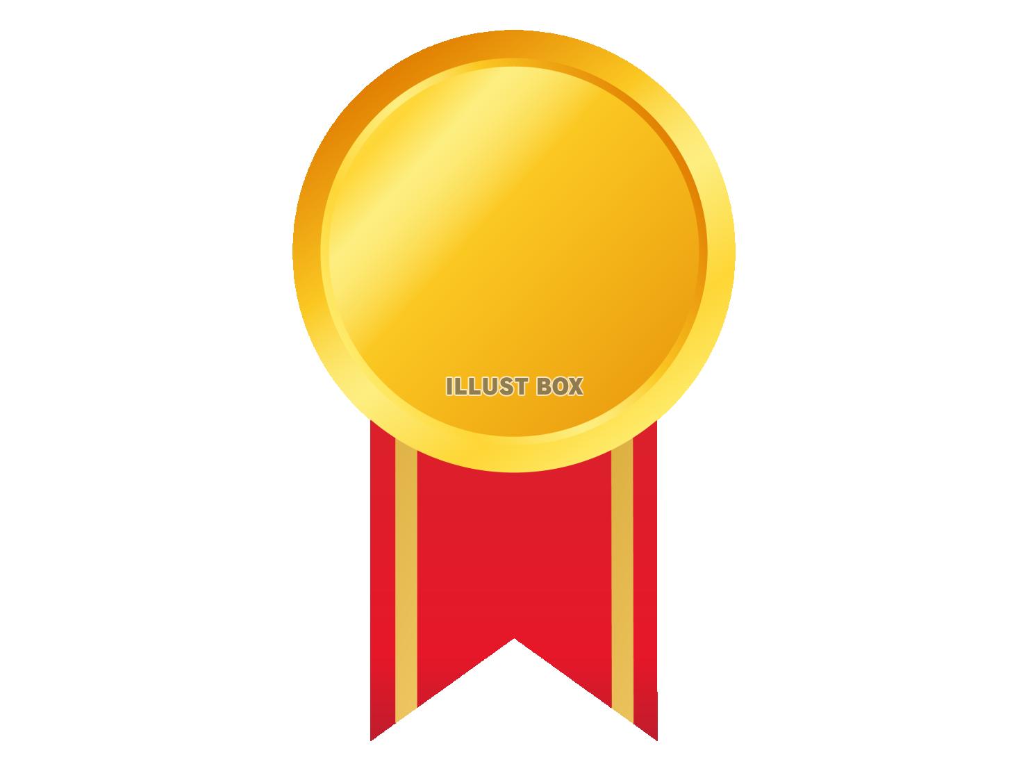 シンプルなメダル