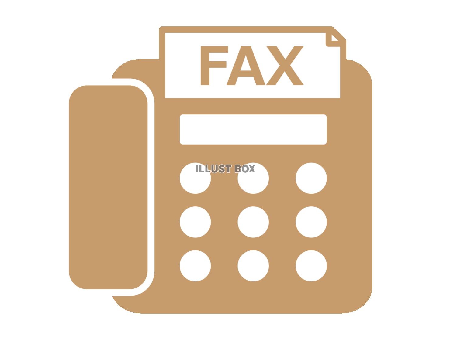 FAXのアイコン（ファックスマーク）