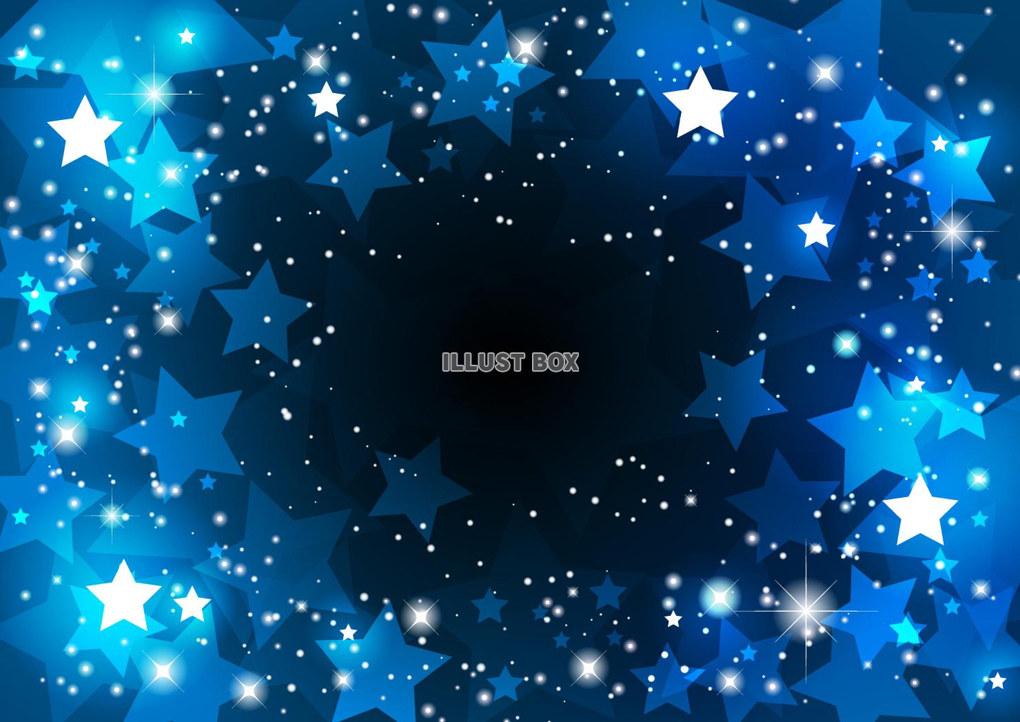 ポップな星背景、宇宙、闇、青