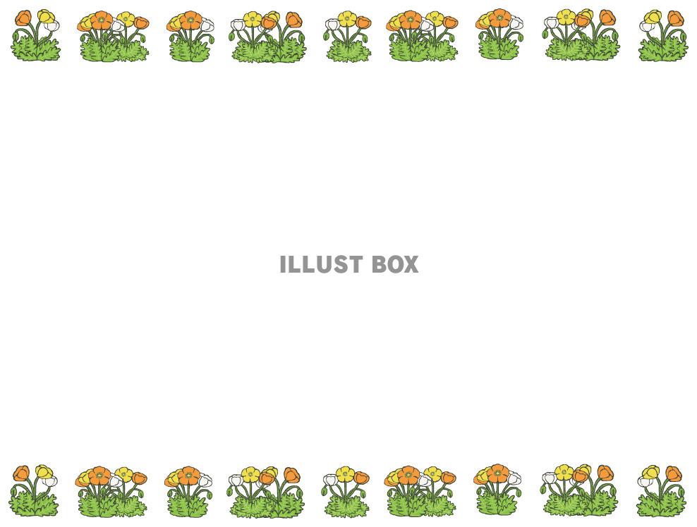 ポピーの枠フレーム(jpg)