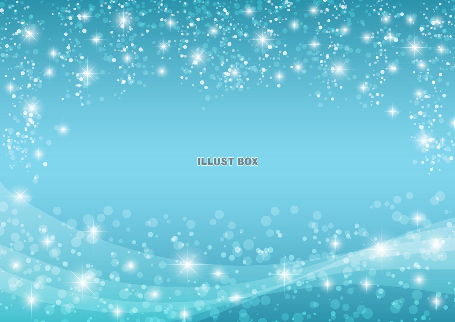 泡、シュワシュワ、青、横