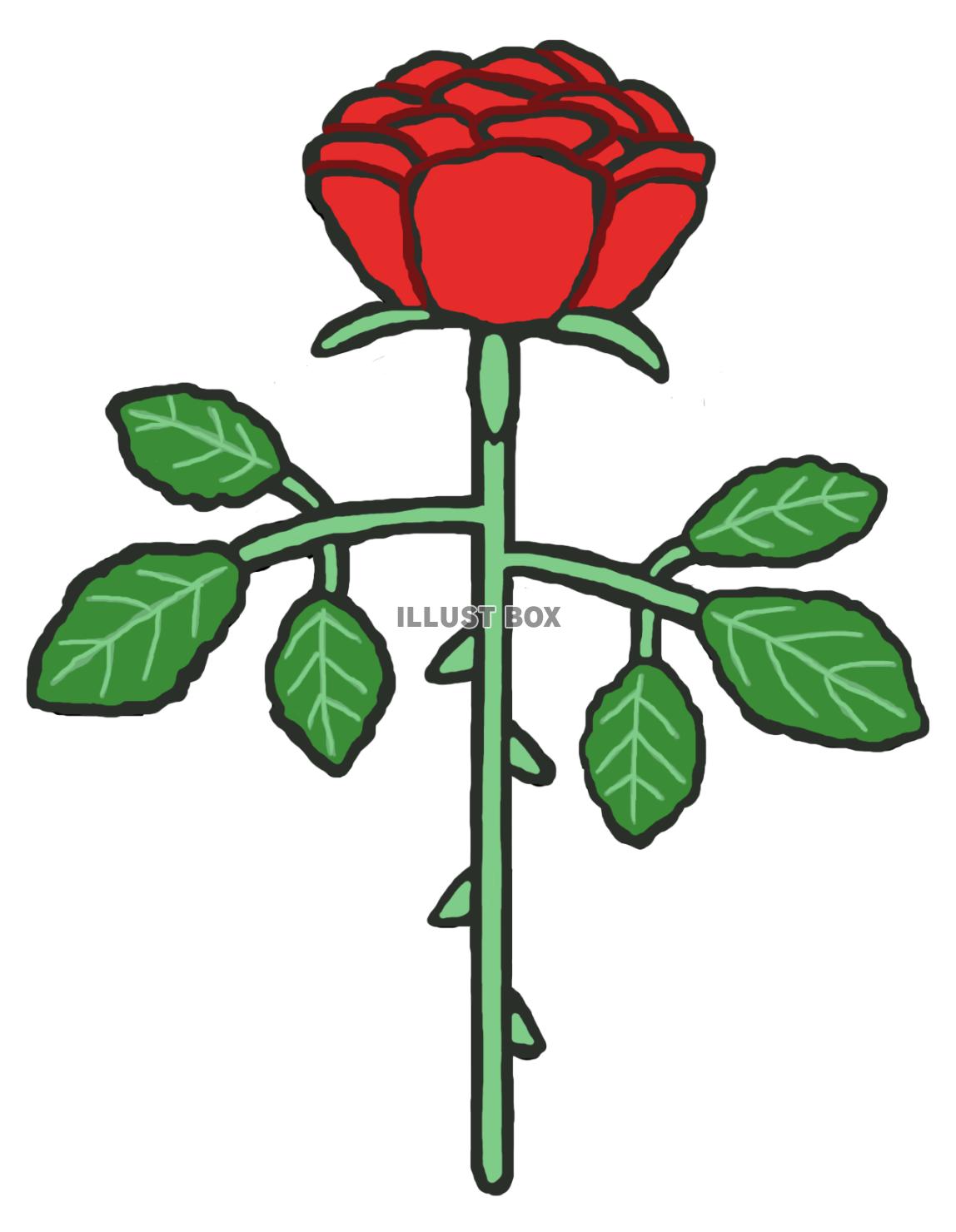 薔薇(1束 赤)png