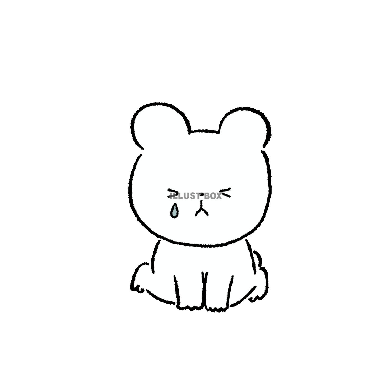土下座するくま2