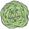 薔薇(花 緑)png