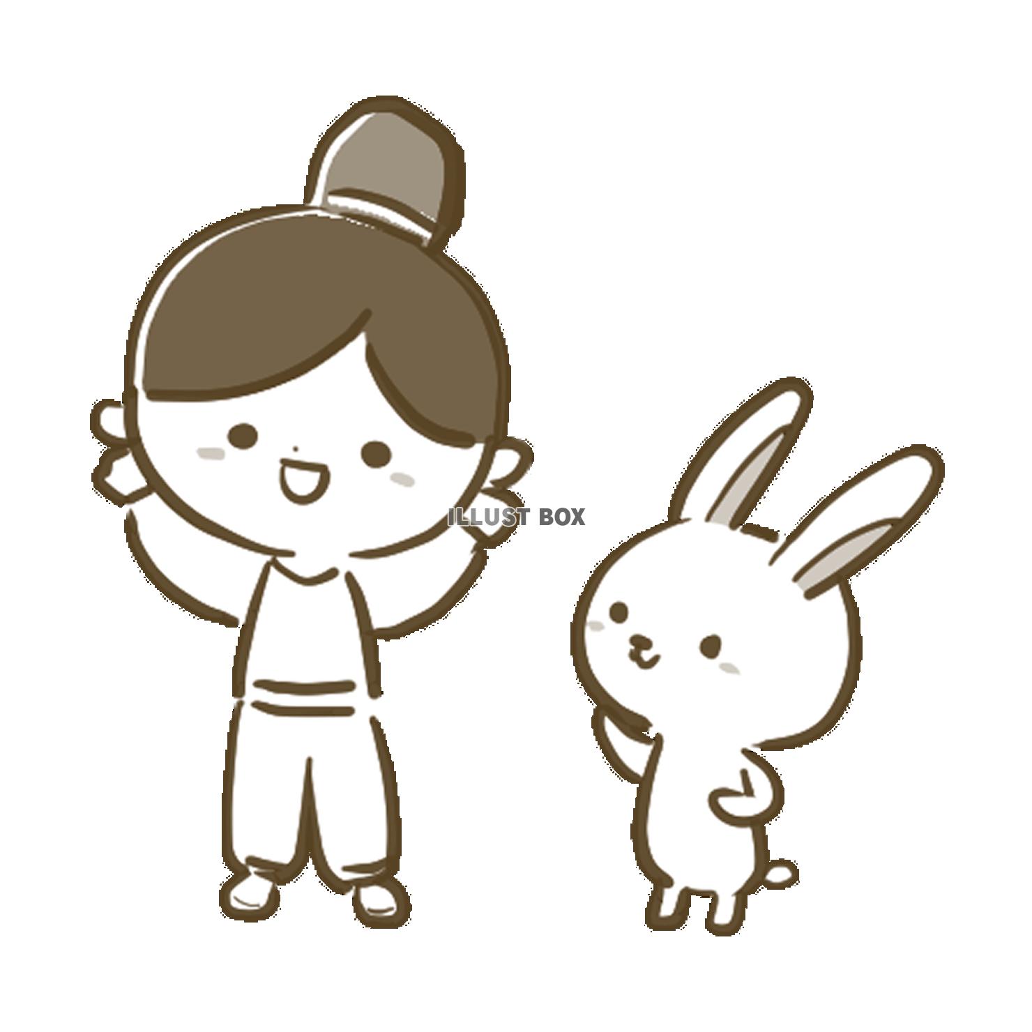 彦星とウサギ