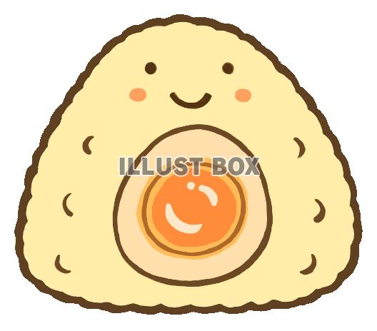 煮卵おにぎり