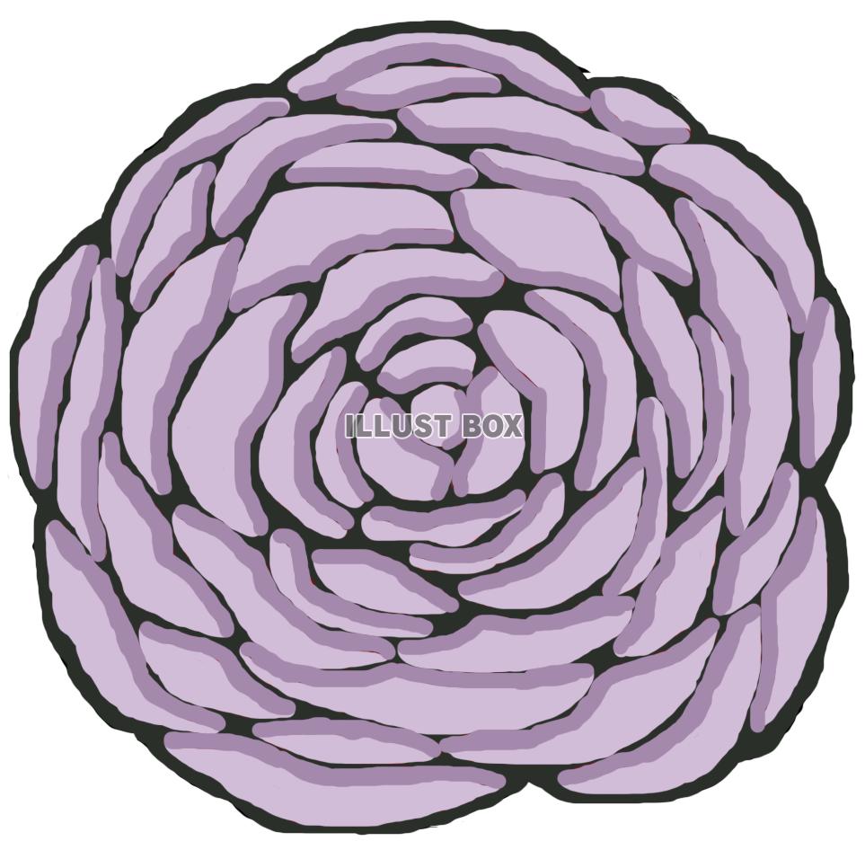 薔薇(花 紫)png