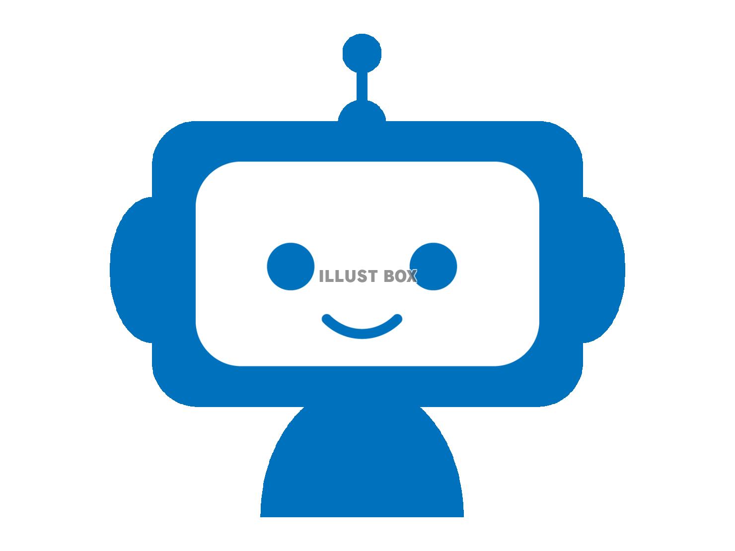 AIロボット（チャットボット）のアイコン