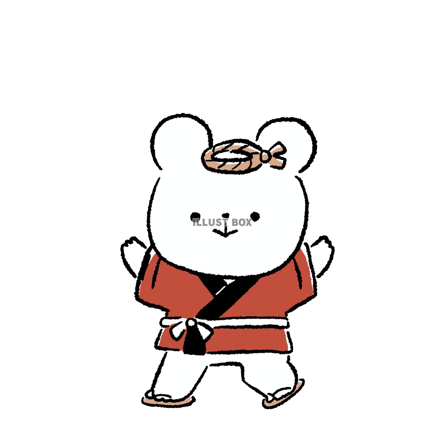 はっぴを着たくま