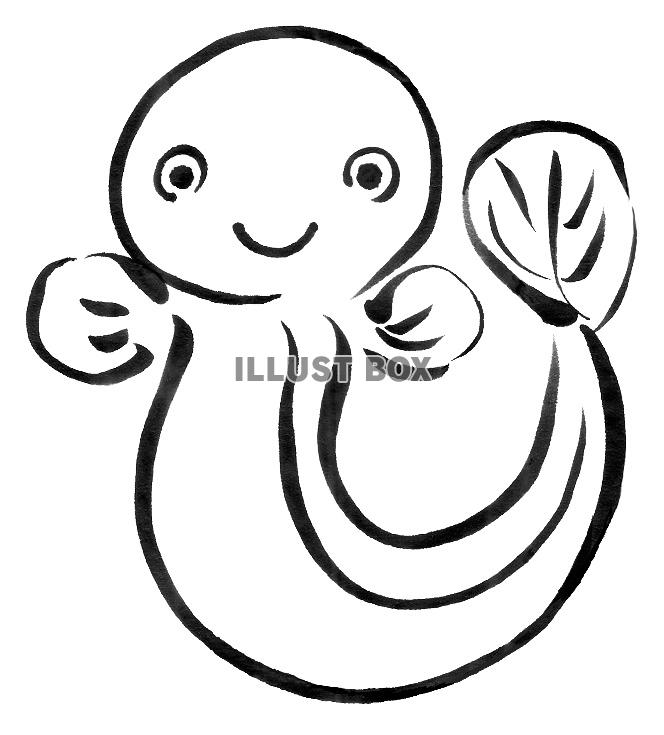 筆絵のうなぎ２