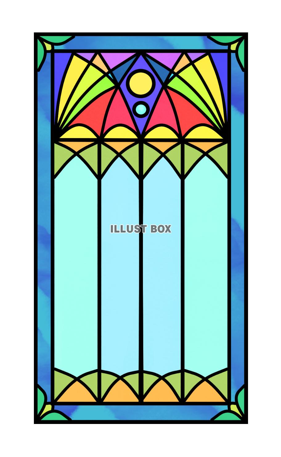 ステンドグラス窓イラスト１