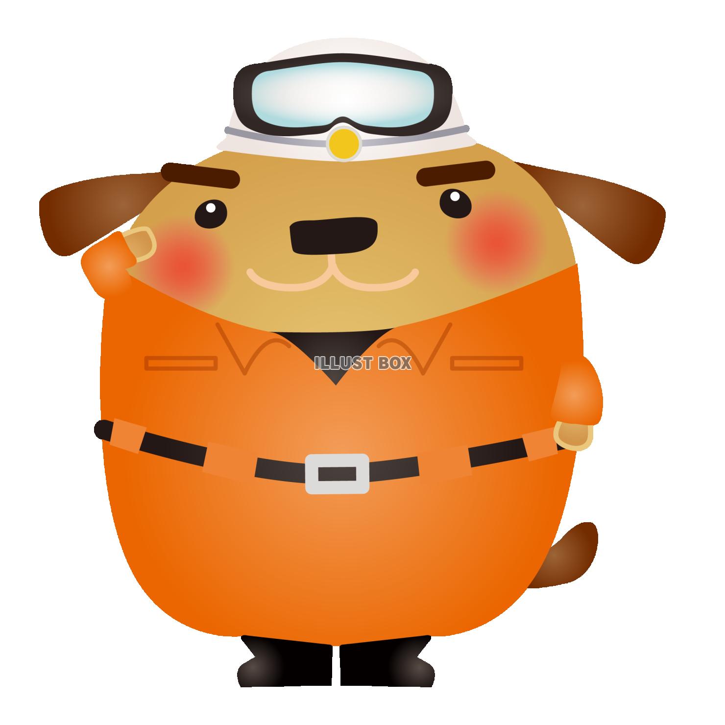 茶犬レスキュー隊員