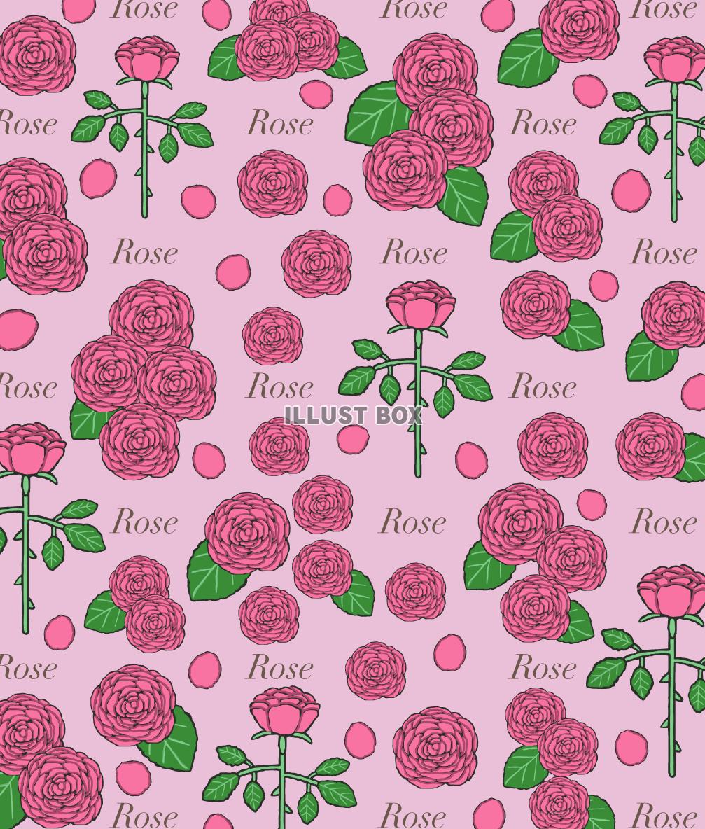 薔薇の壁紙(ピンク)png