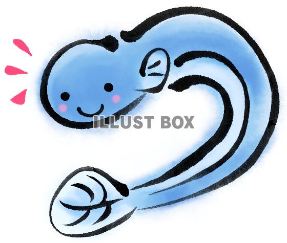 筆絵のウナギ３