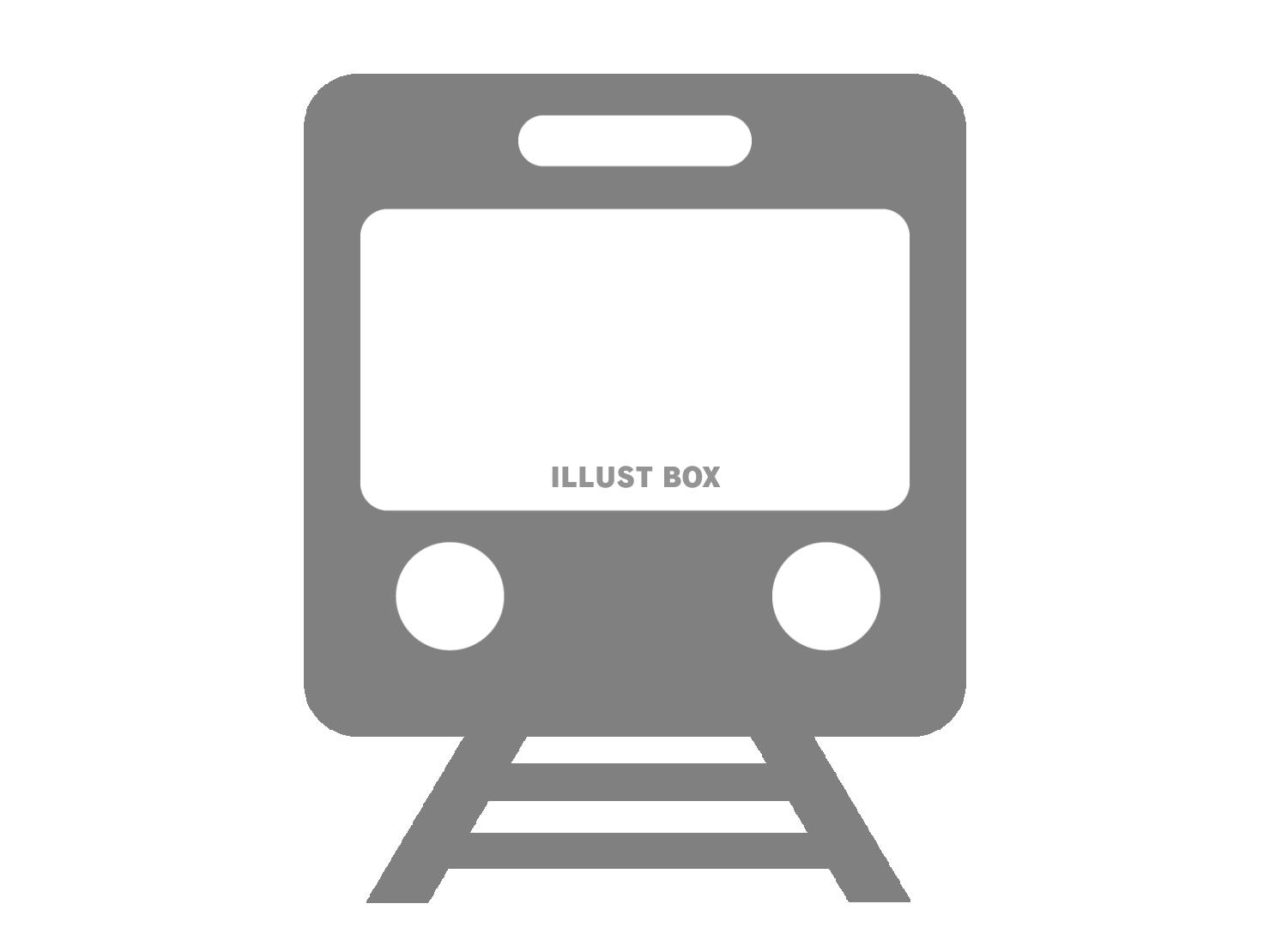 電車のアイコン（列車のシルエット）