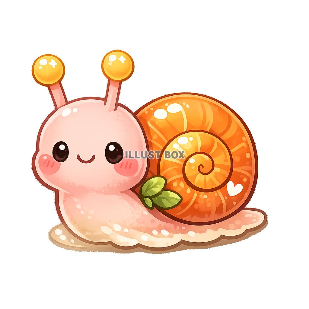 ピンクのカタツムリ
