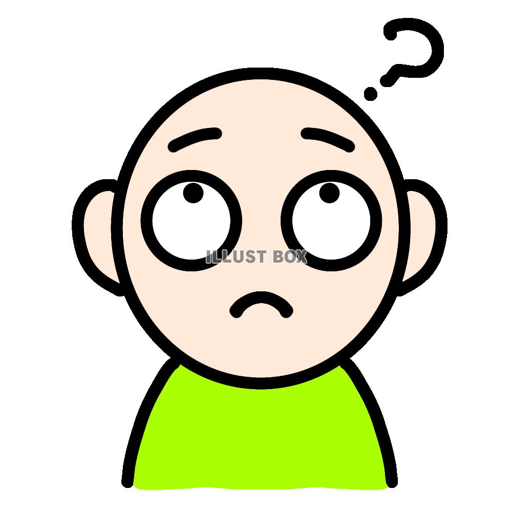 分からない 表情カード