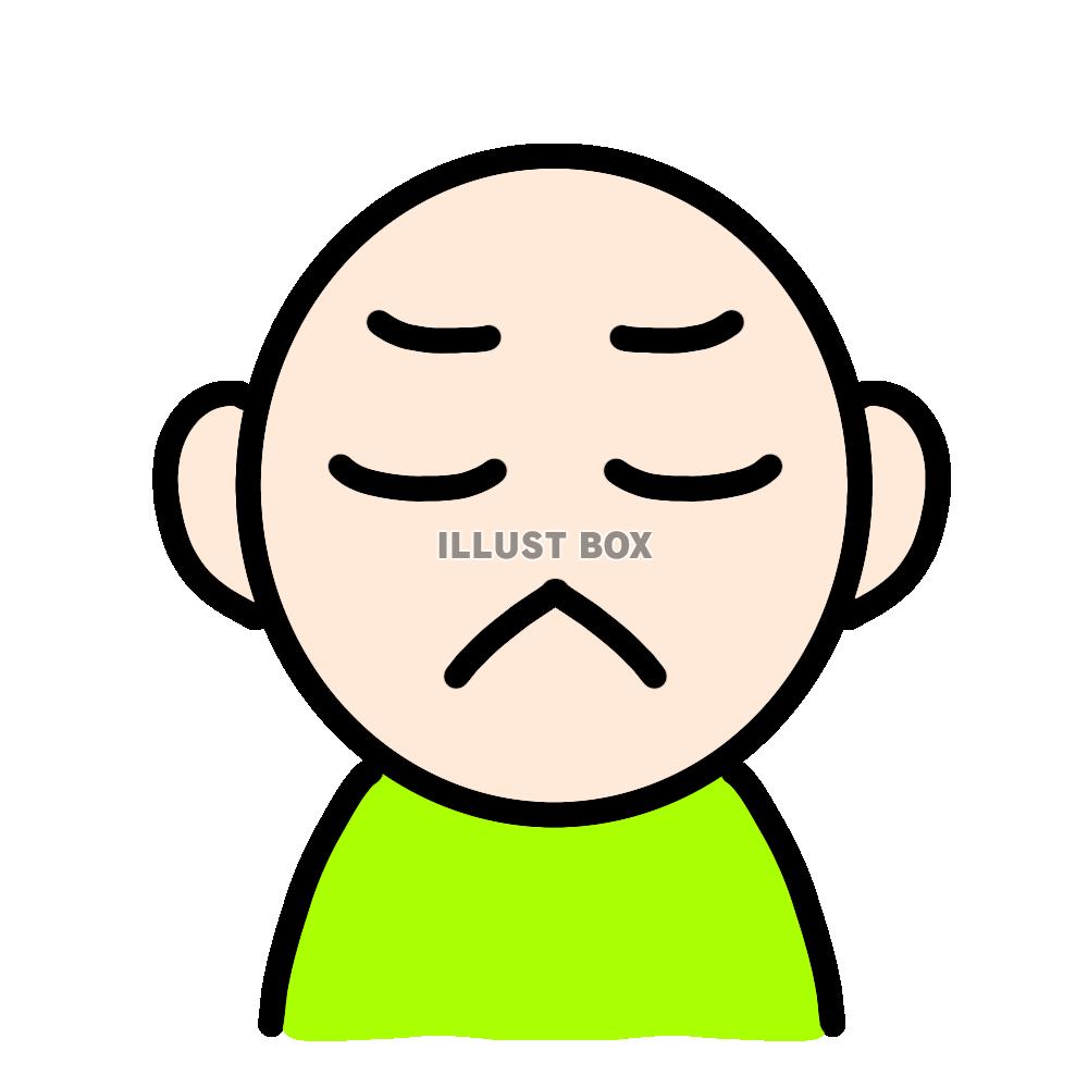 つまらない 表情カード