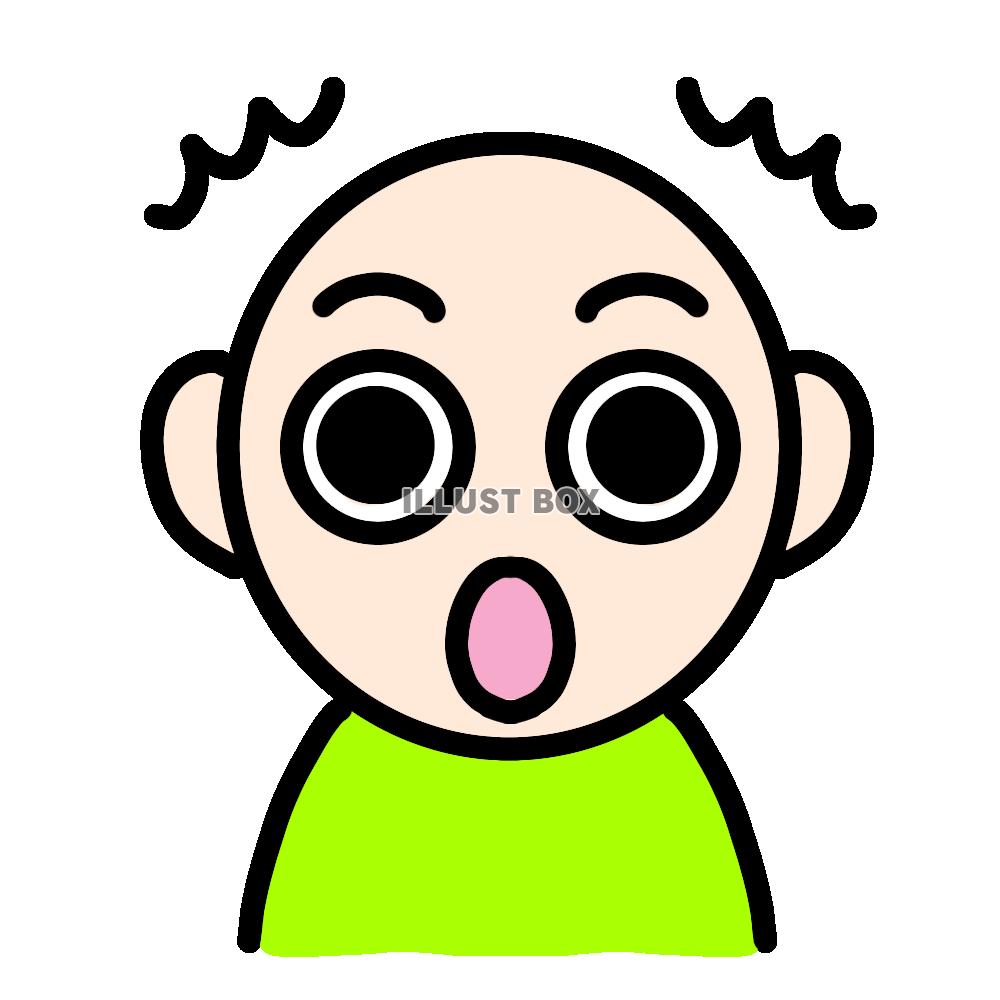 ビックリ 表情カード