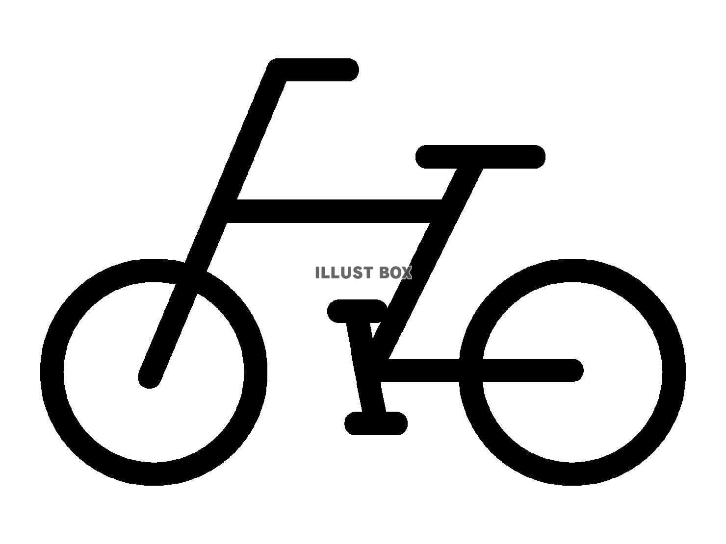 自転車のアイコン（チャリのマーク）