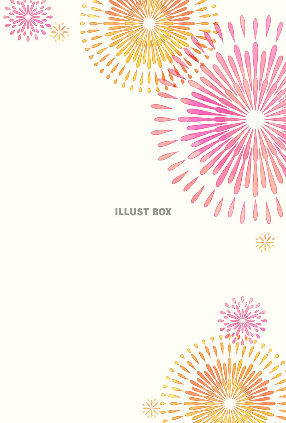 花火のポストカード