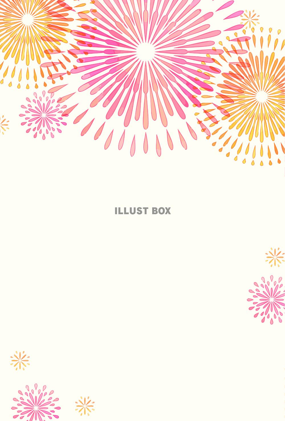 花火のポストカード