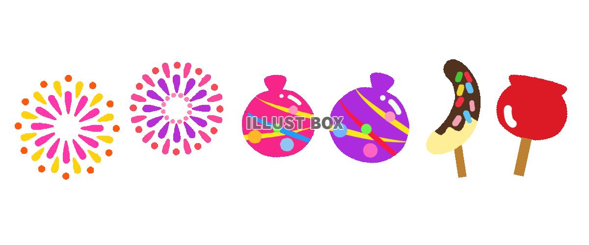 お祭りアイテムライン　透過png