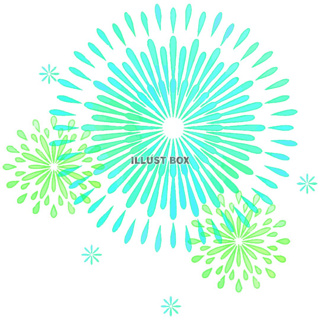 花火のワンポイントイラスト