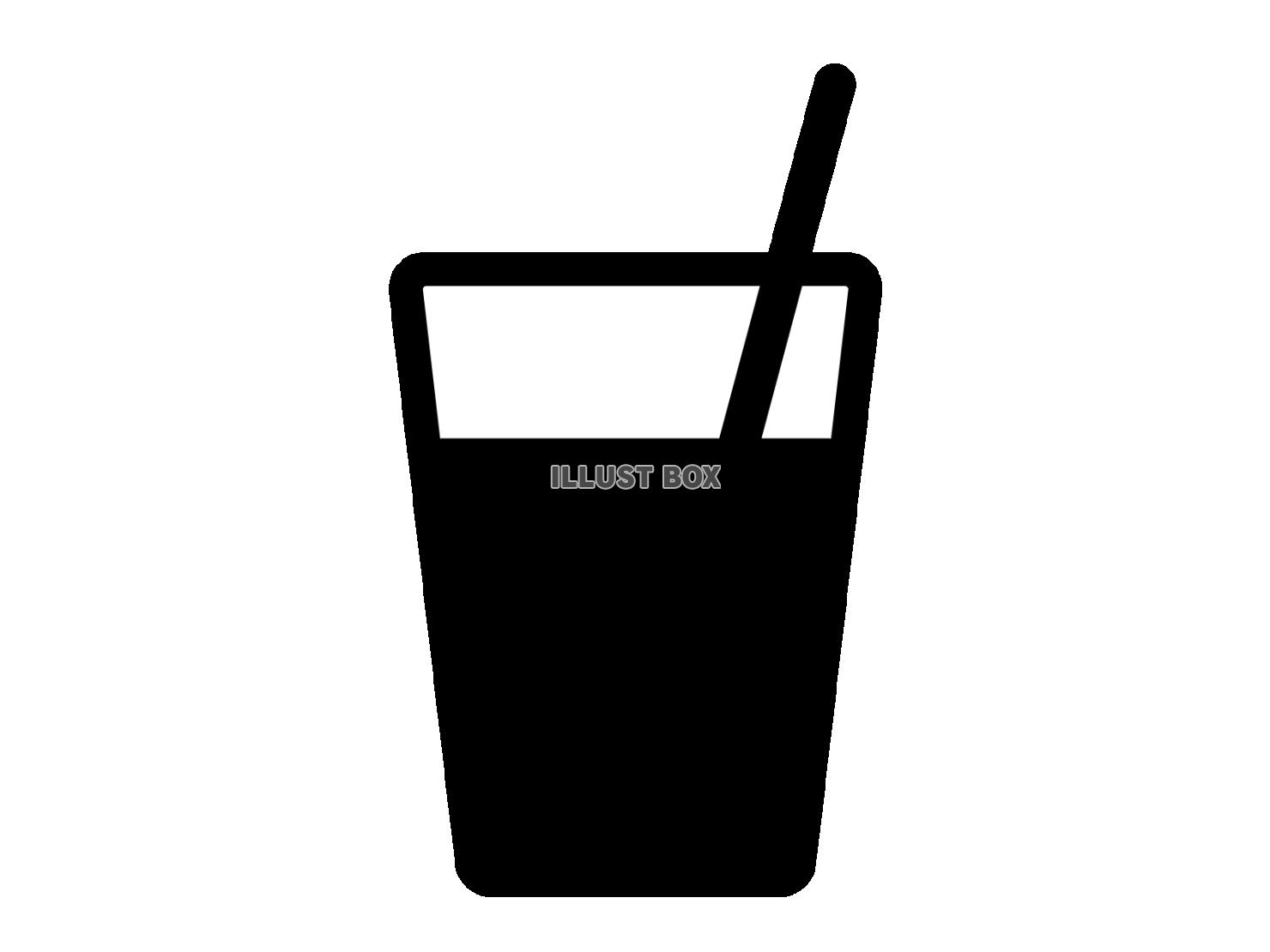 飲み物アイコン（ドリンクのシルエット）