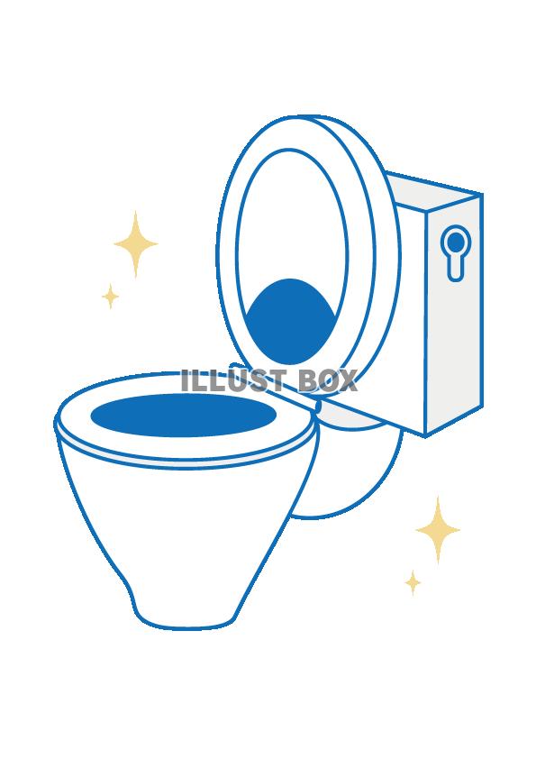 清潔でピカピカと光るトイレ