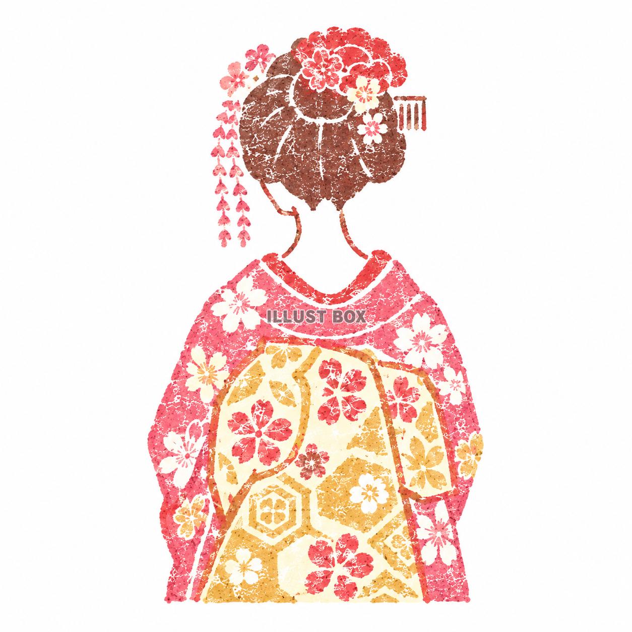 ハンコ風　舞妓さん