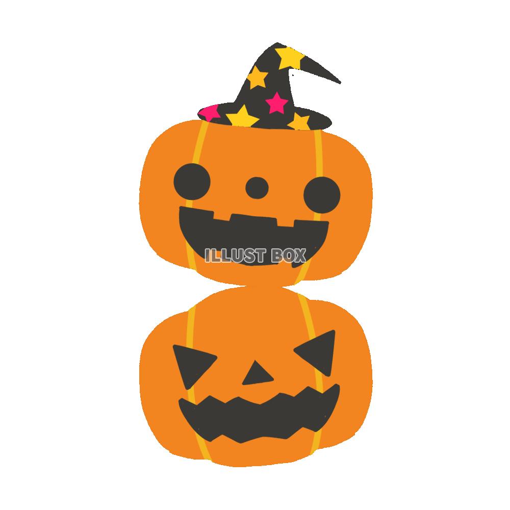 ２つのパンプキン　透過png