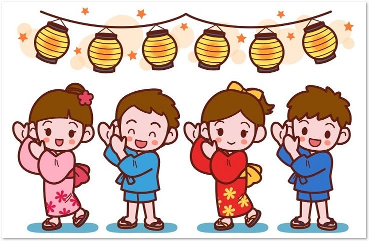 かわいい！夏祭りイラスト